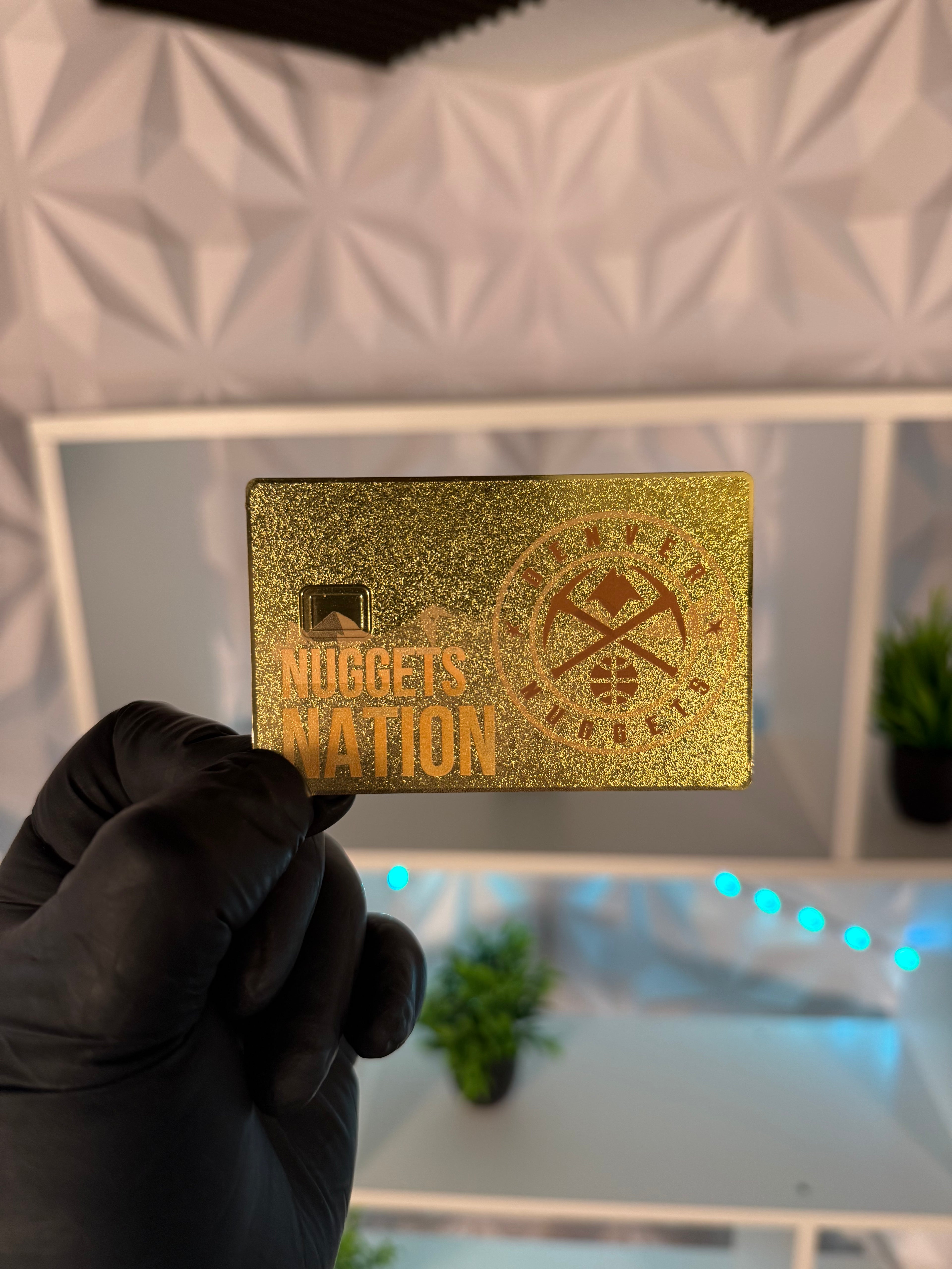 Denver Nuggets Gold Card