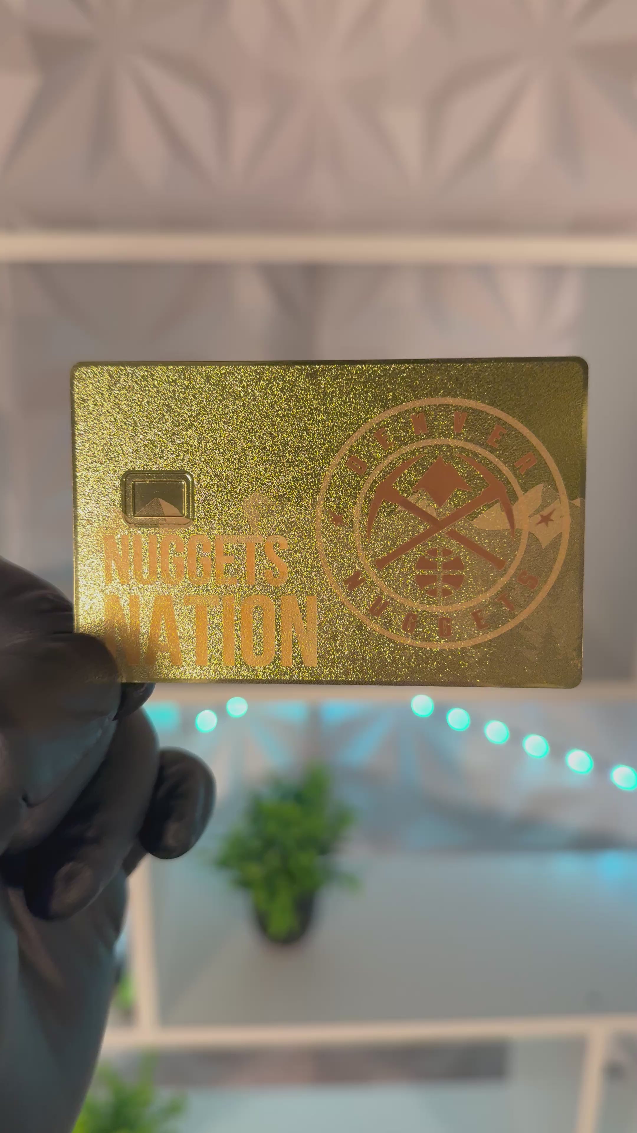 Denver Nuggets Gold Card